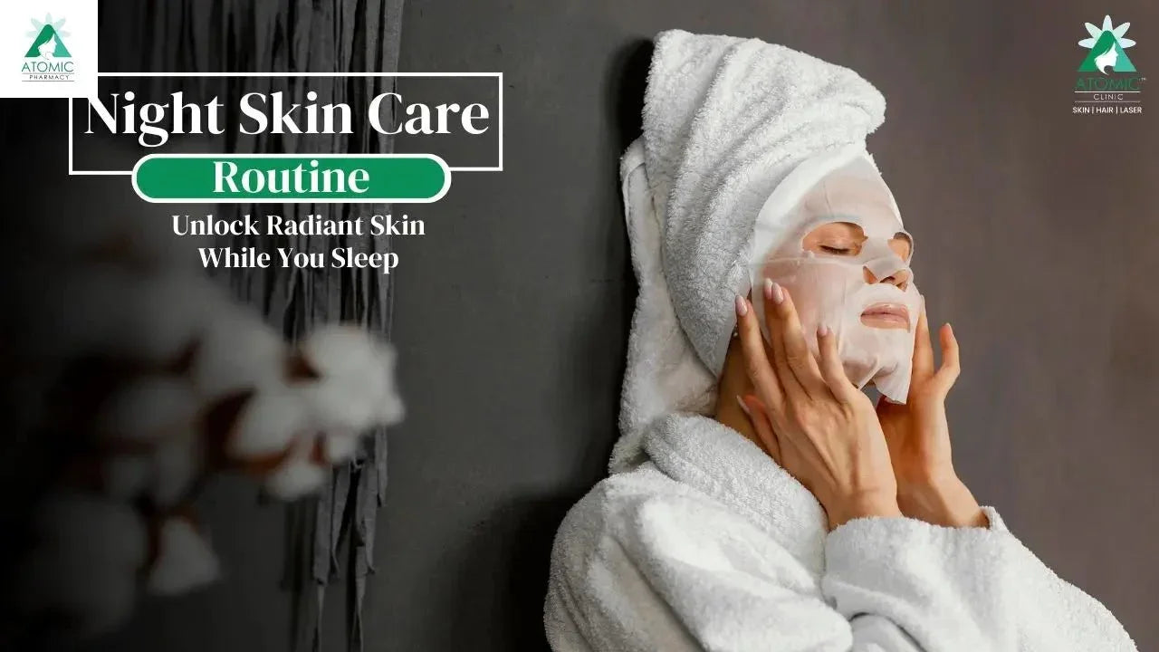 Find Best Night Skin Care Routine For Glowing Skin - Atomic Pharmacy