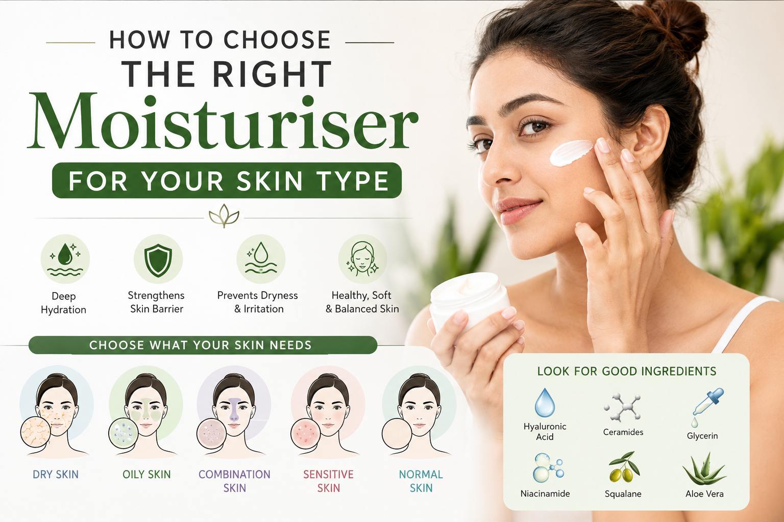 How to Choose the Right Moisturiser for Your Skin Type