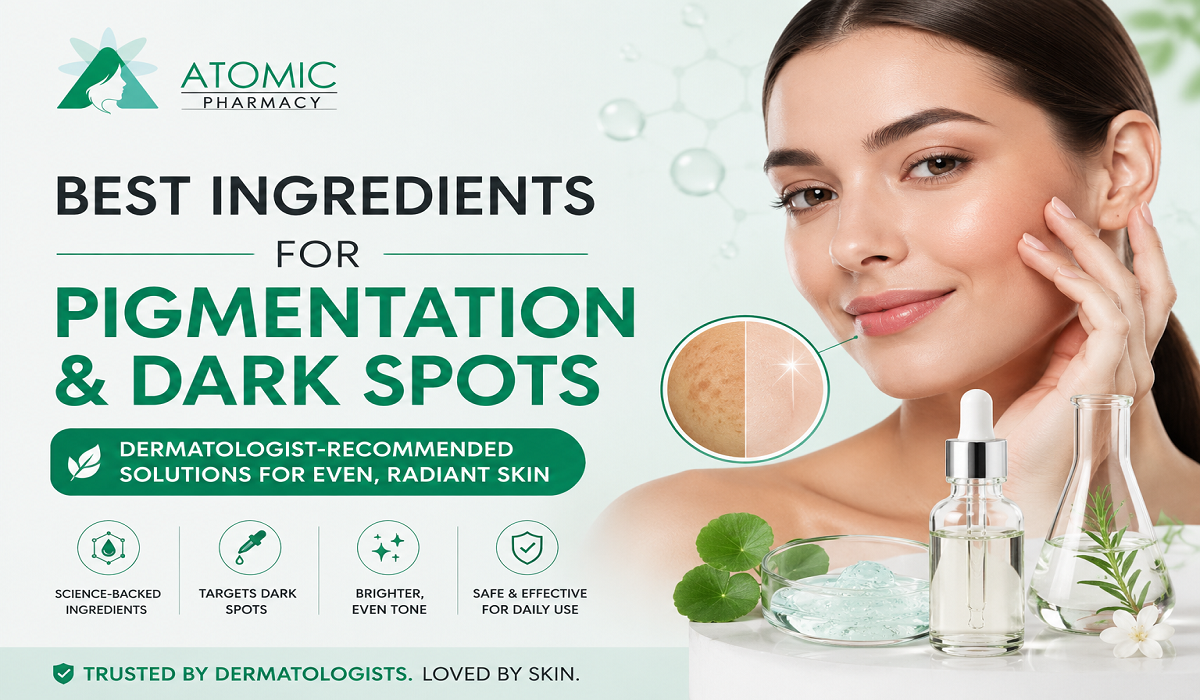 Dermatologist-recommended skincare for pigmentation & dark spots with science-backed ingredients