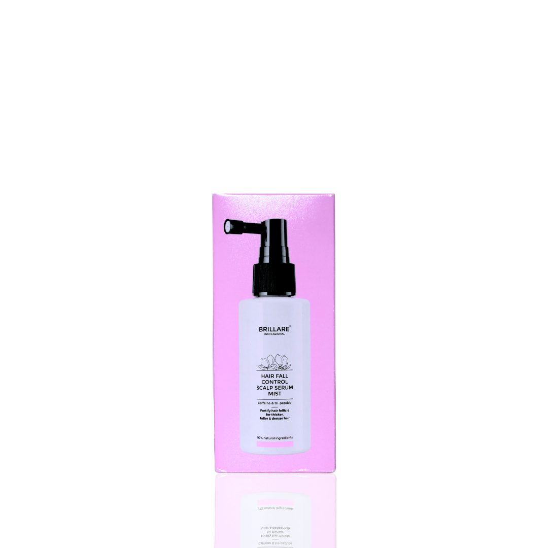 Brillare hair care product packaging on a white background