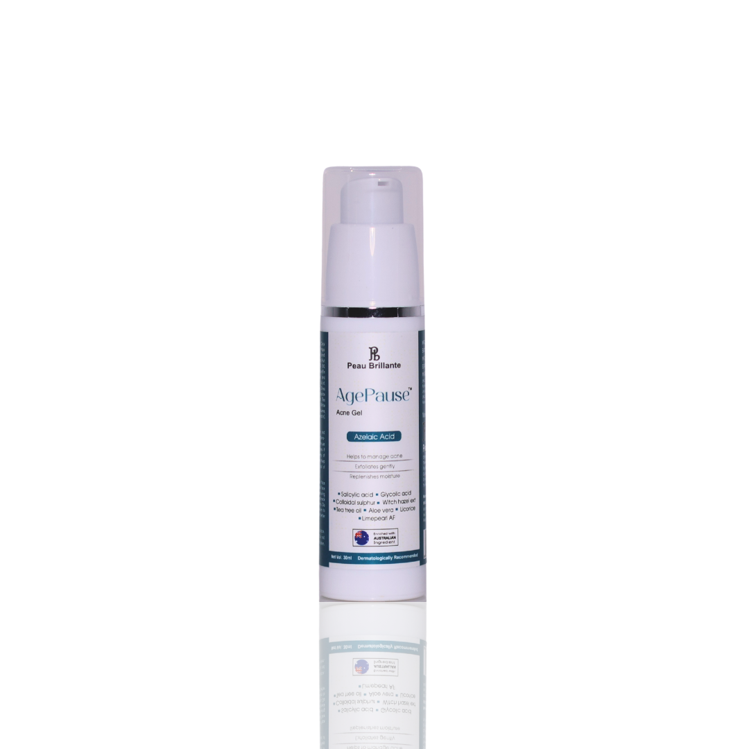 AgePause Azelaic Acid Acne Gel Face Serum - Atomic Pharmacy