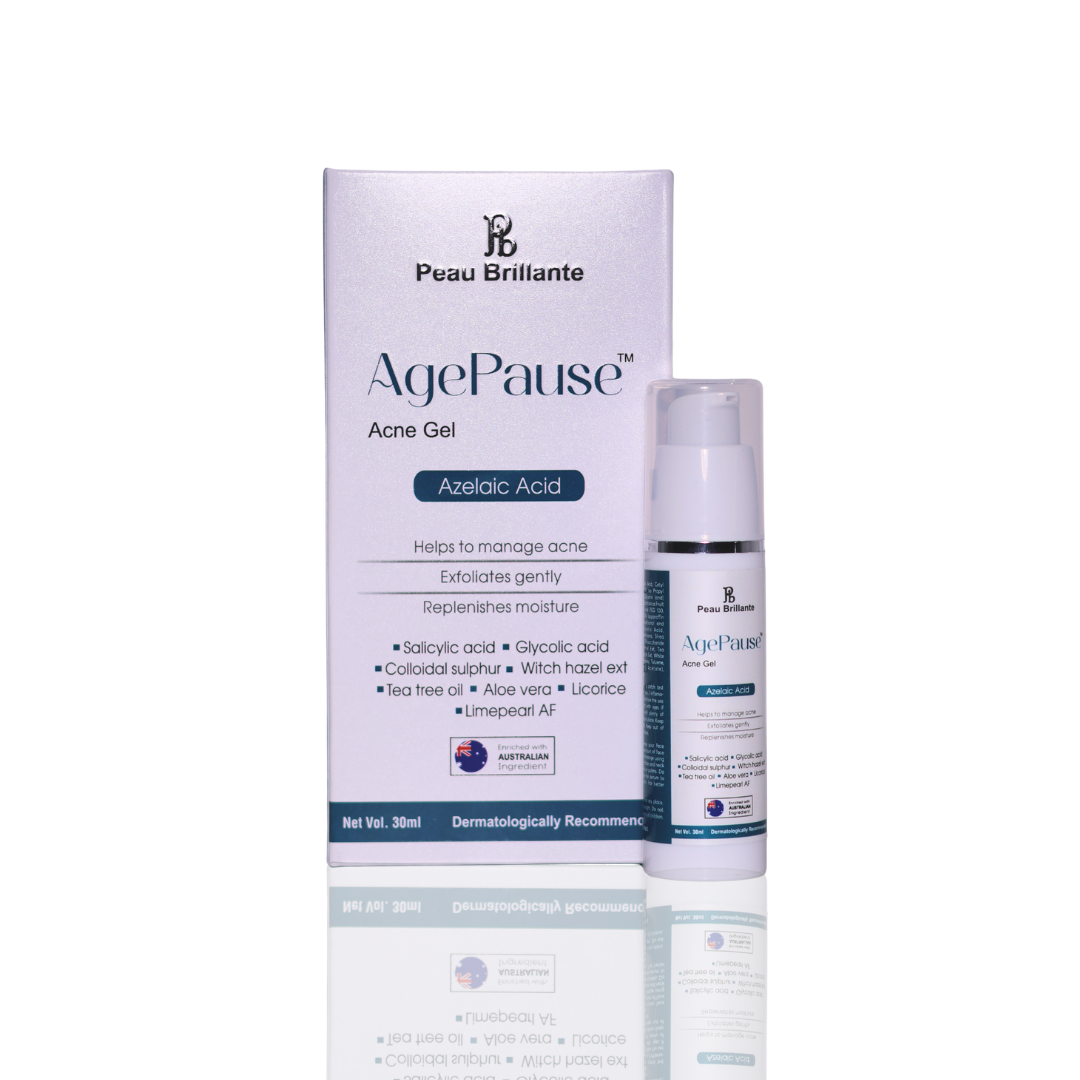 AgePause Azelaic Acid Acne Gel Face Serum - Atomic Pharmacy