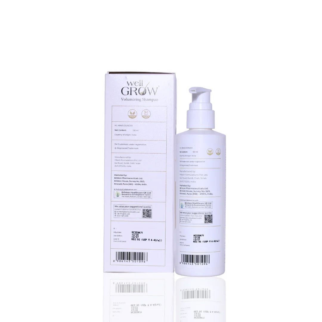 Wellgrow PH 5.5-6 Volumizing Shampoo