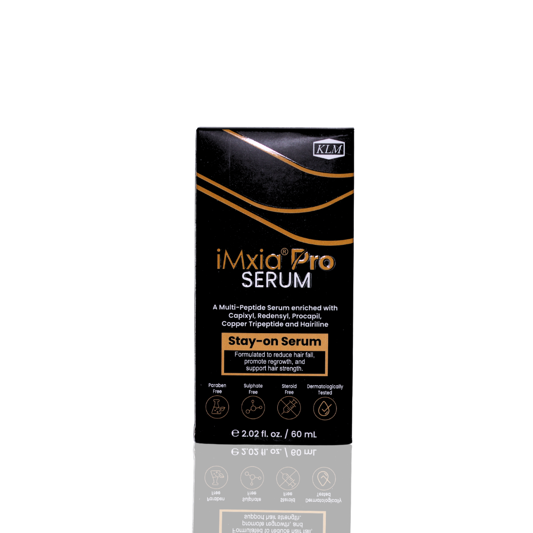 iMxia Pro Serum packaging on a white background