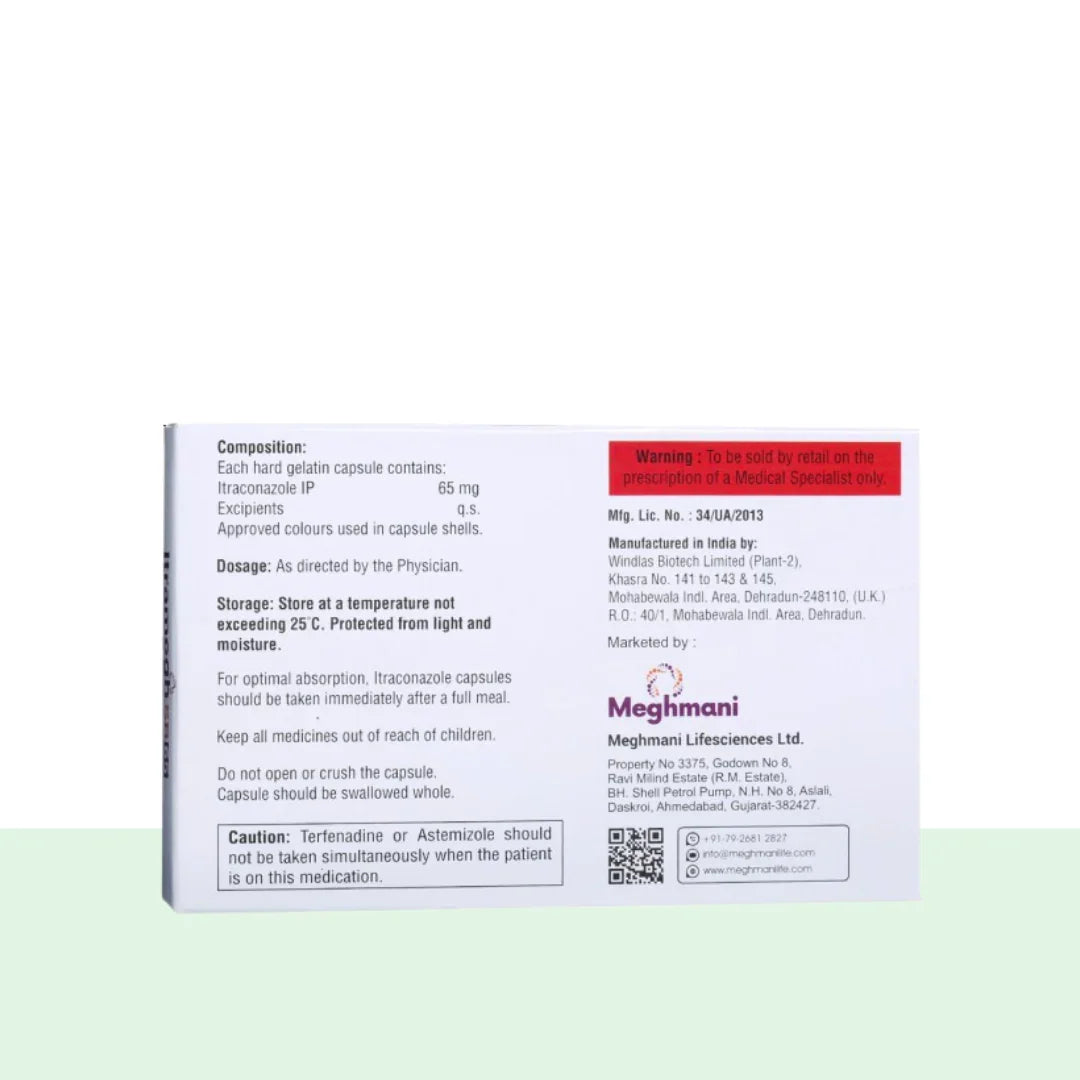 Itramegh SB 65 Capsule - Atomic Pharmacy