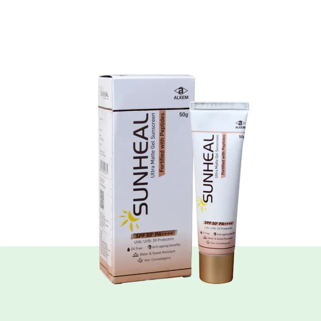 Sunheal Ultra Matte Gel Sunscreen SPF 50+ PA++++ 50 gm