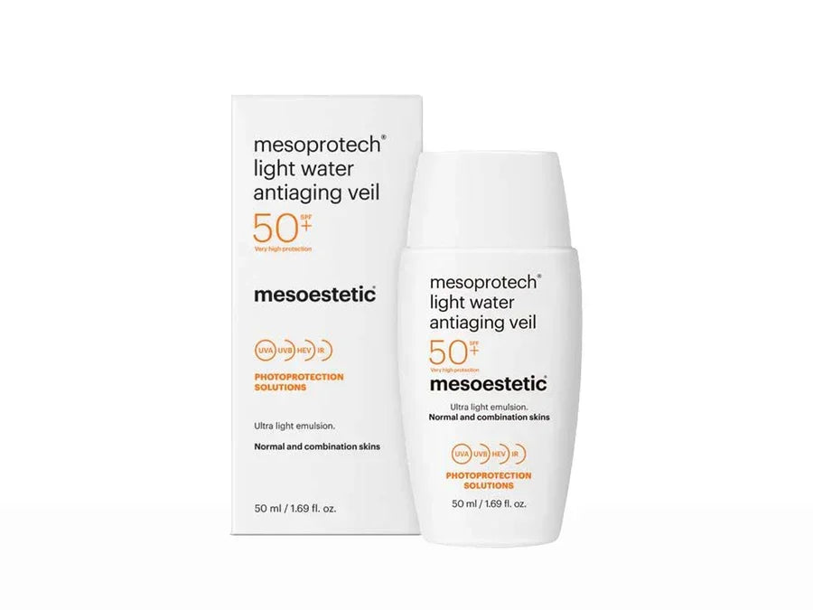 Mesoestetic Mesoprotech Light Water Antiaging Veil Sunscreen SPF 50+ - Atomic Pharmacy