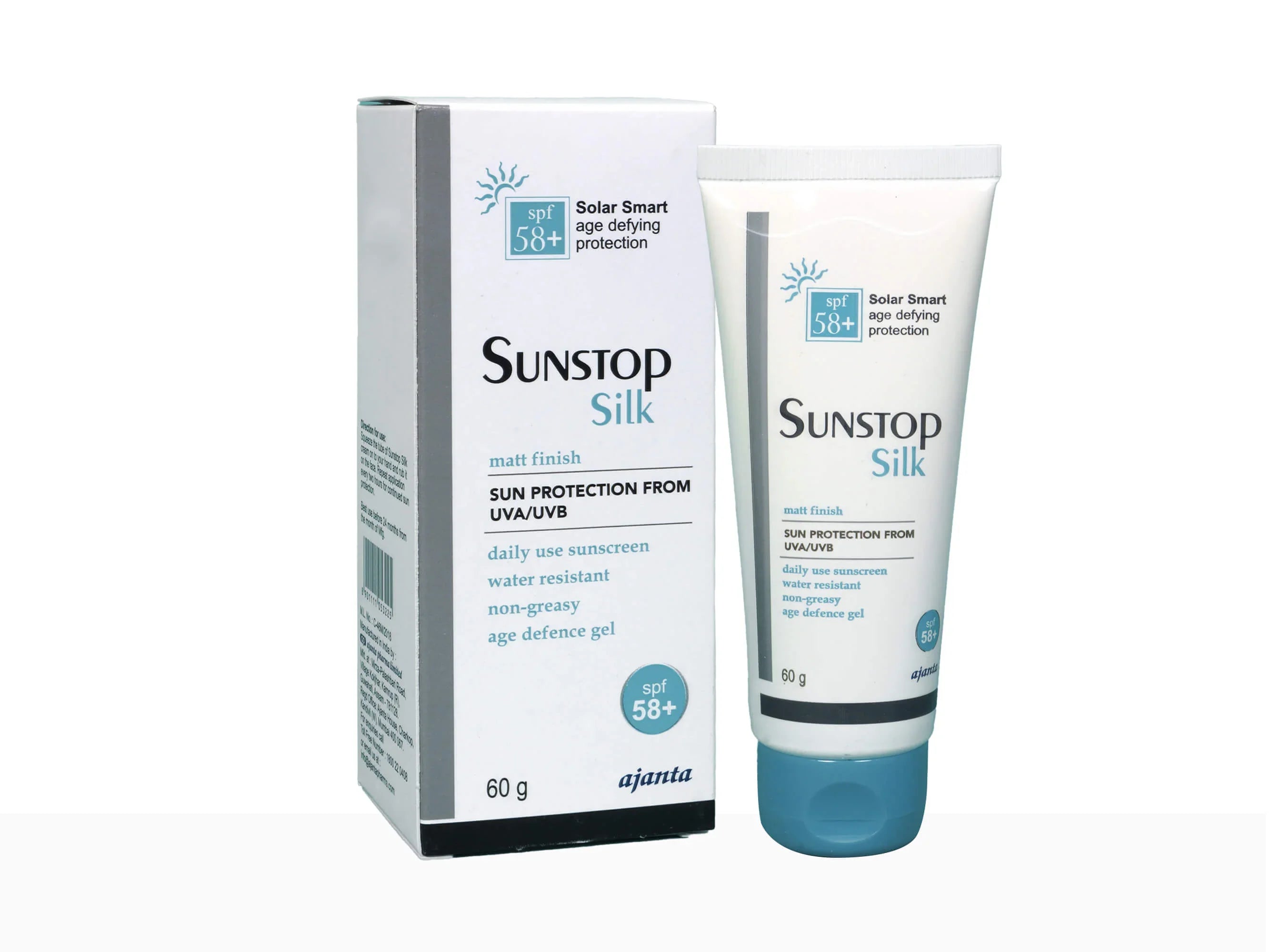 Sunstop Silk Sunscreen Matt Finish SPF 58+ - Atomic Pharmacy