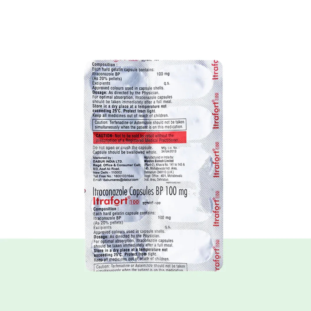 itrafort 100 capsule 10's