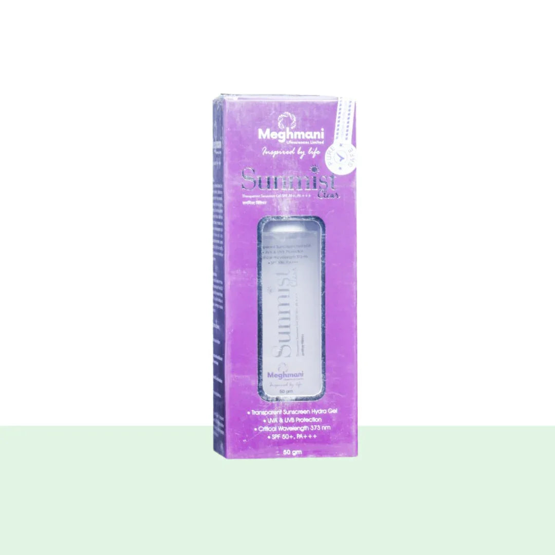 Sunmist Clear Transparent Sunscreen Gel SPF 50+ 50gm - Atomic Pharmacy