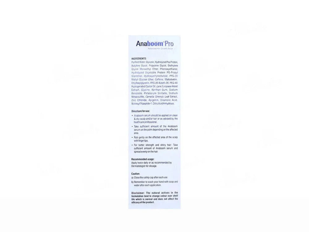 Anaboom Pro Advanced Hair Growth Serum - Atomic Pharmacy