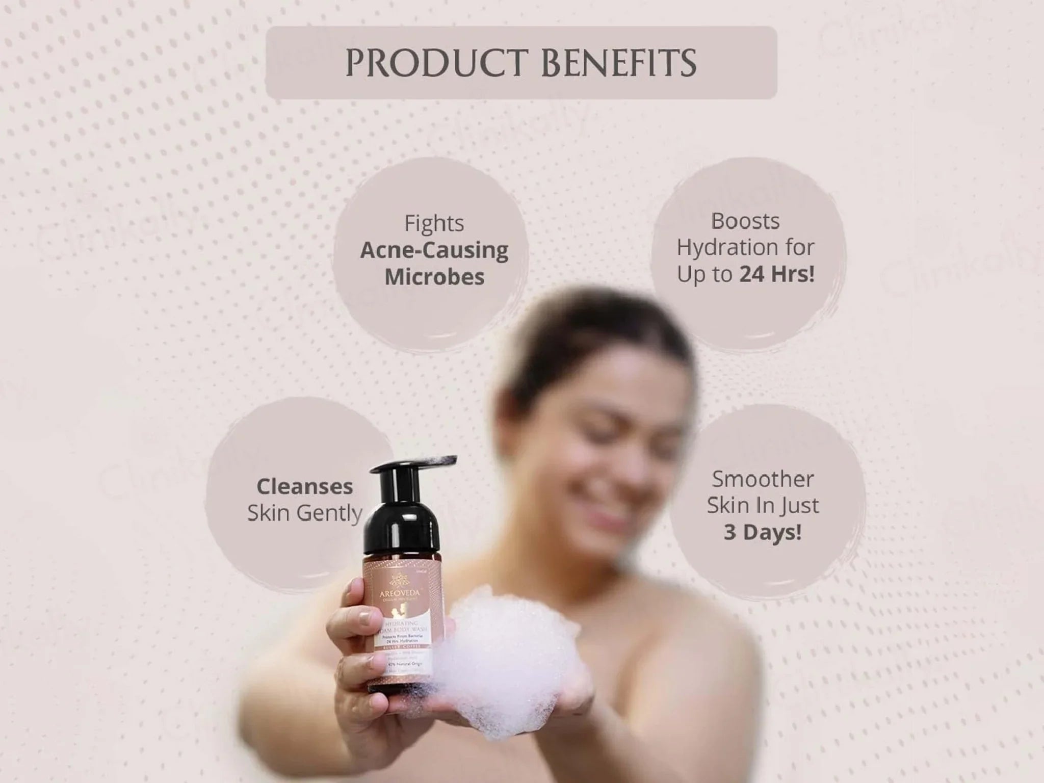 Areoveda Hydrating Body Foam Wash - Atomic Pharmacy