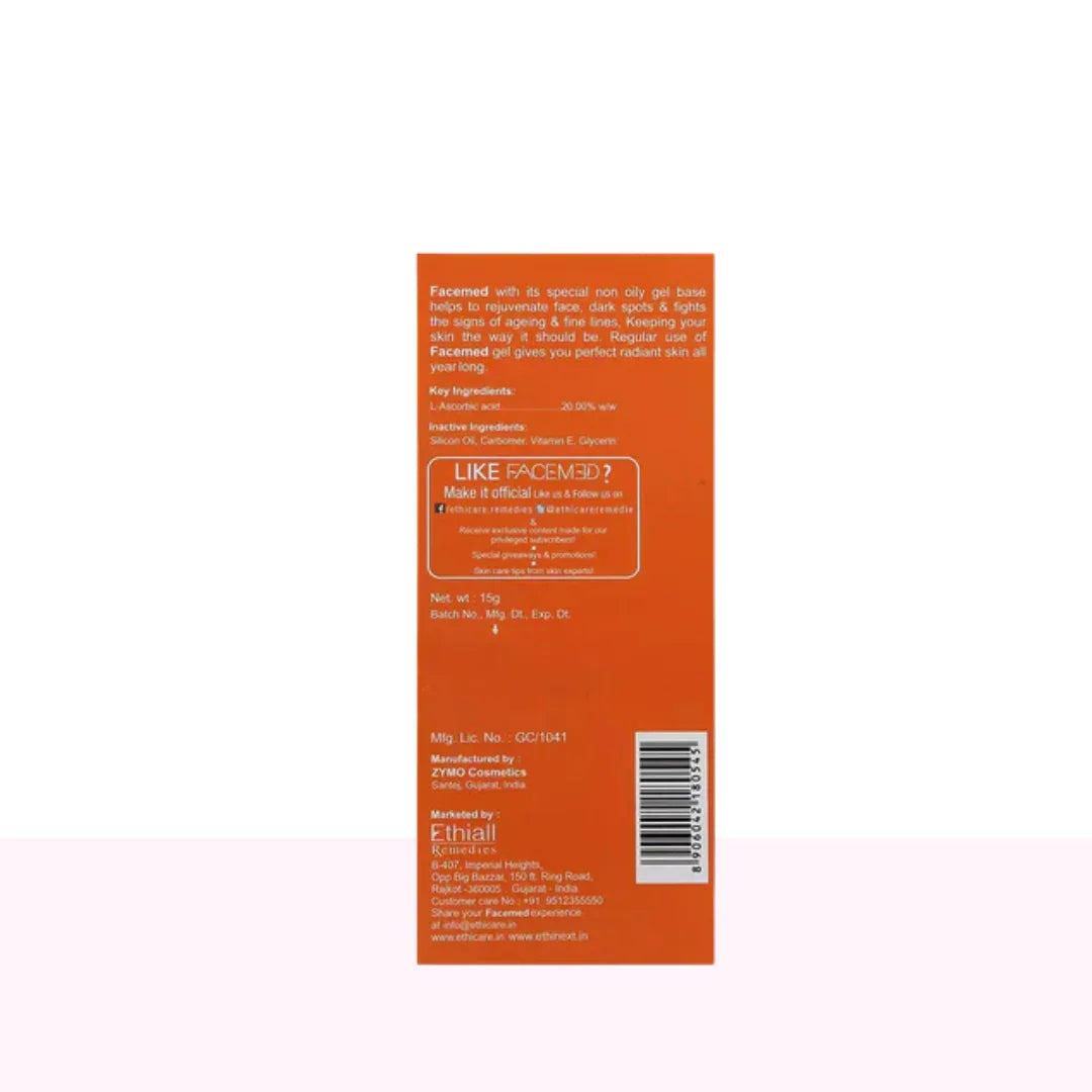 Facemed 20% Vitamin C Gel - Atomic Pharmacy