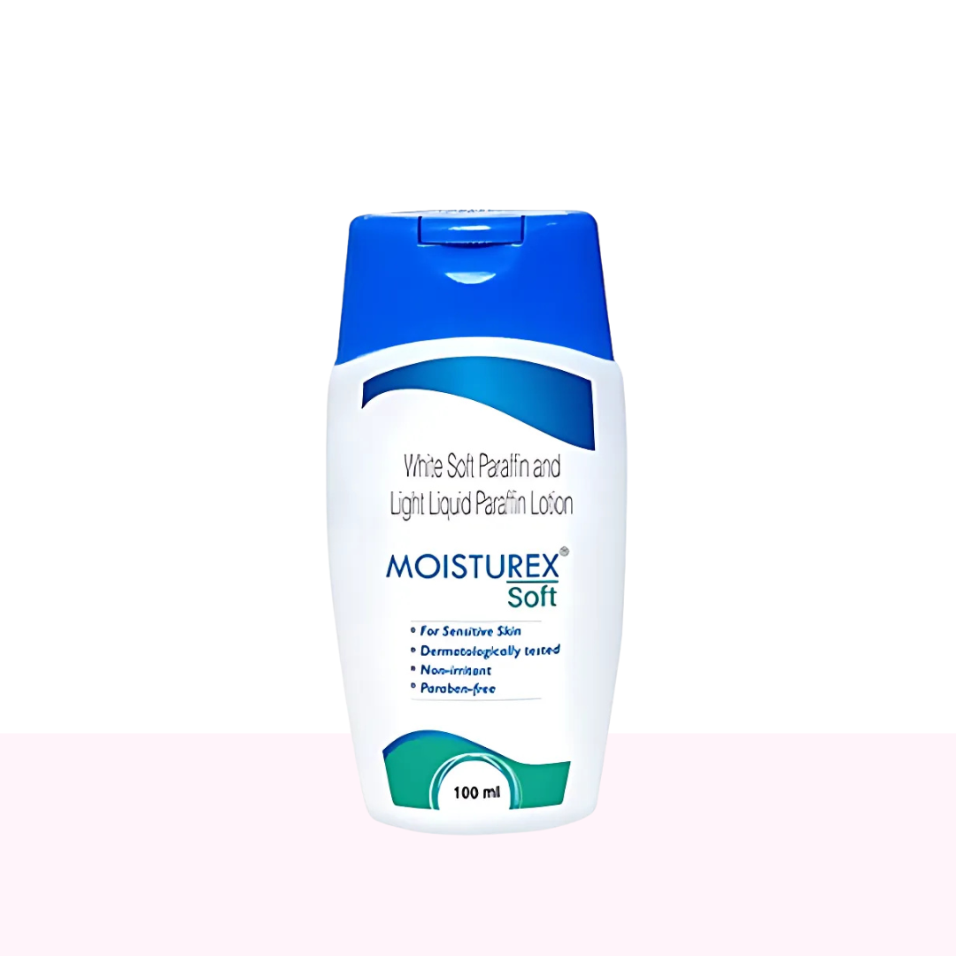 Moisturex Soft Paraffin & Light Liquid Paraffin Lotion | Derma Care | Paraben-Free