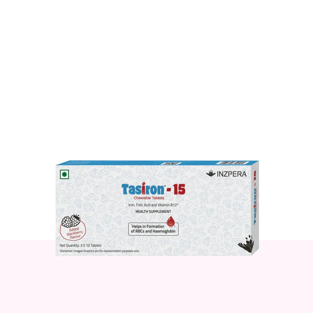 Tasiron 15 Blackberry Flavour Chewable Tablet 10