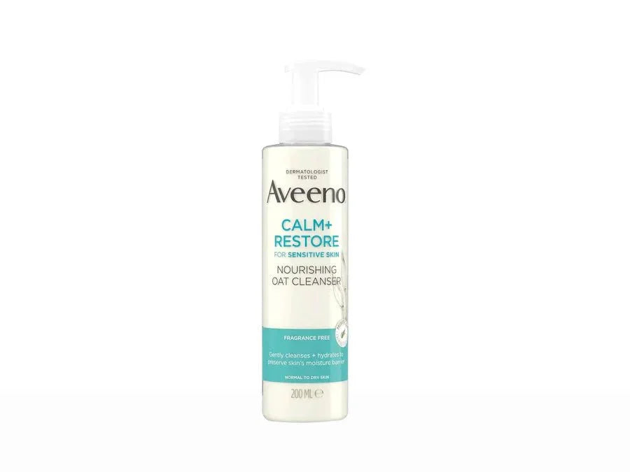 Aveeno Calm+ Restore Nourishing Oat Cleanser - Atomic Pharmacy
