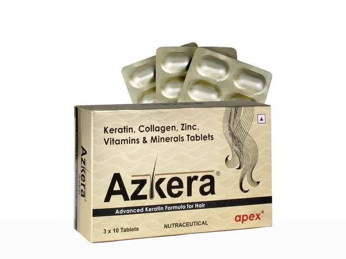 Azkera Advanced Keratin Formula For Hair Tablet - Atomic Pharmacy