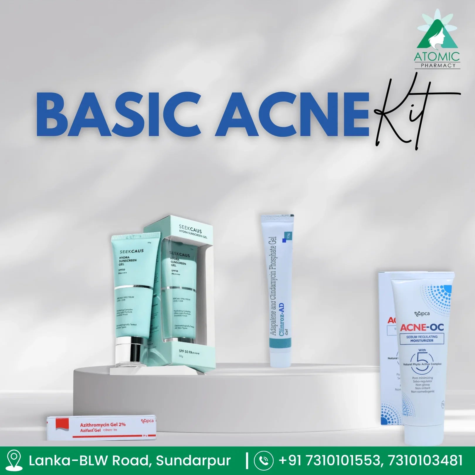 BASIC ACNE KIT | SKINCARE GIFT HAMPER - Atomic Pharmacy
