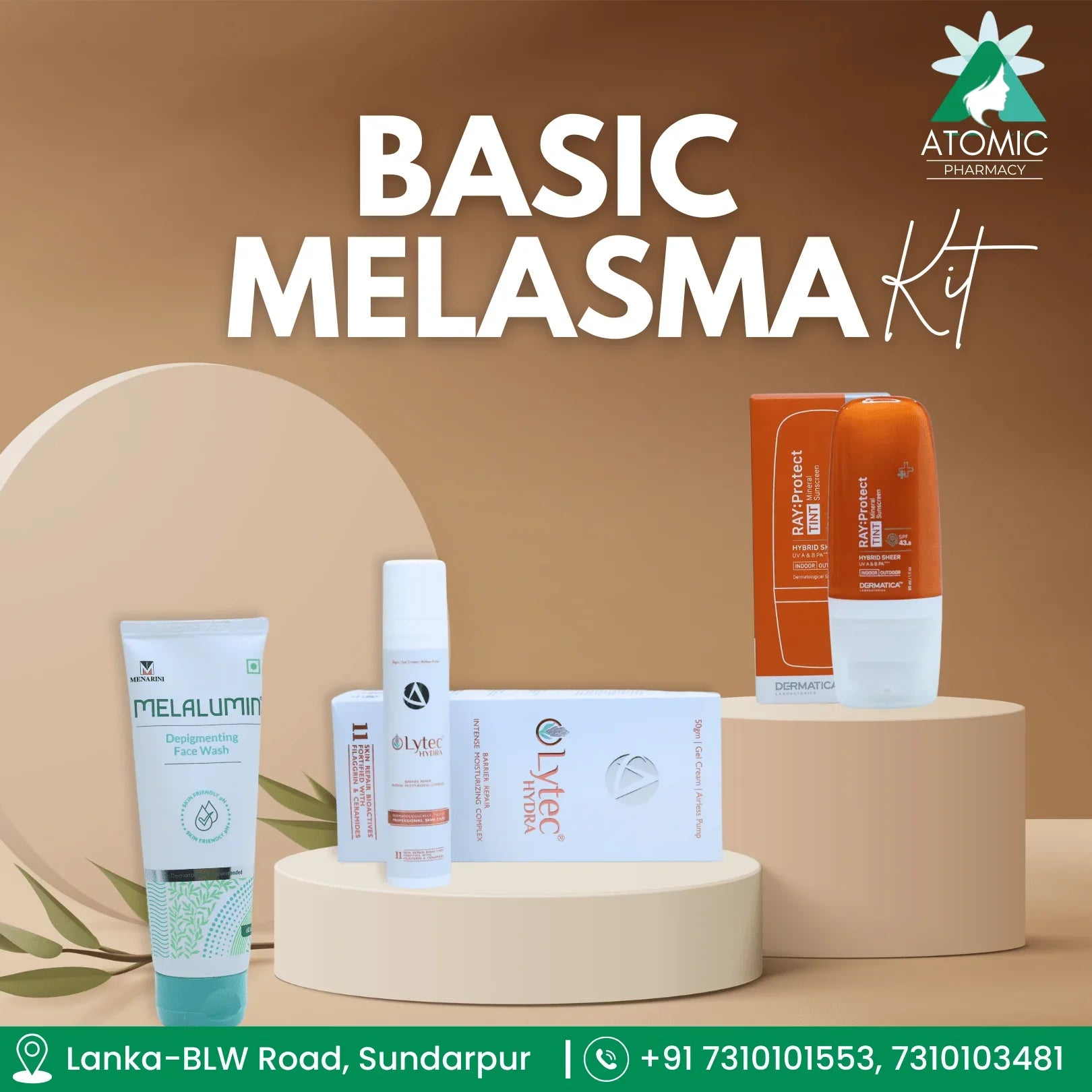 BASIC MELASMA KIT | SKINCARE GIFT HAMPER - Atomic Pharmacy