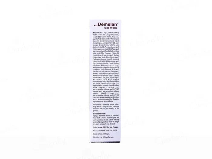 Demelan Face Wash - Atomic Pharmacy