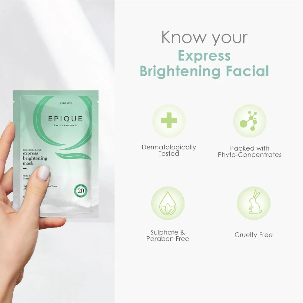 Express Brightening Facial Mask - Atomic Pharmacy