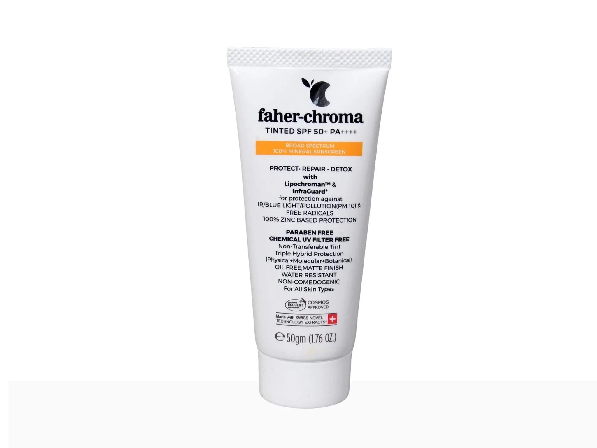Faher-Chroma Tinted SPF 50+ Sunscreen PA++++ - Atomic Pharmacy