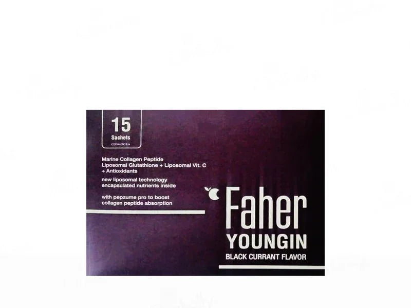 Faher Youngin Marine Collagen Peptide Powder - Black Currant Flavor - Atomic Pharmacy