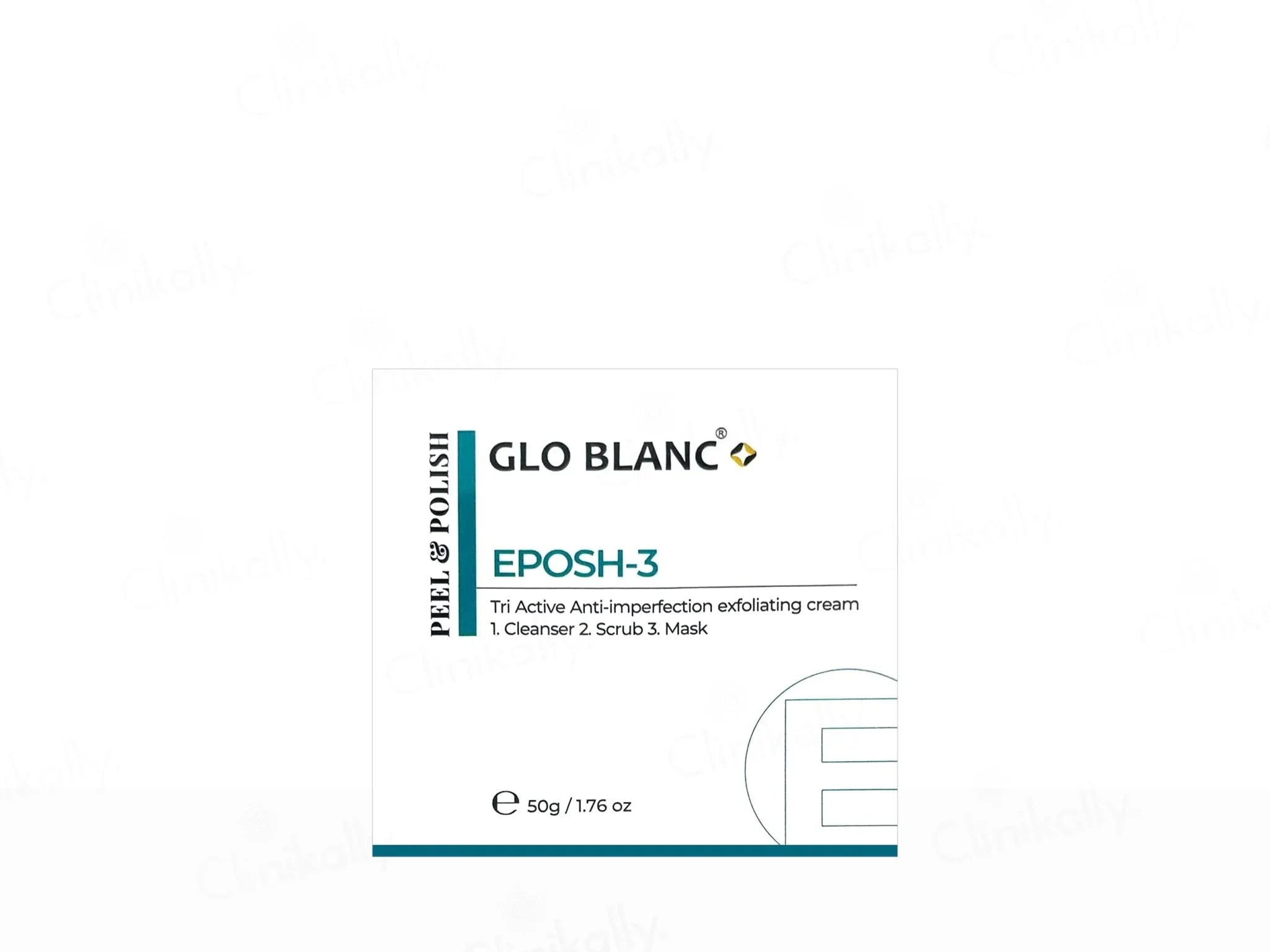 Glo Blanc Eposh-3 Tri Active Exfoliating Cream Cleanser - Atomic Pharmacy