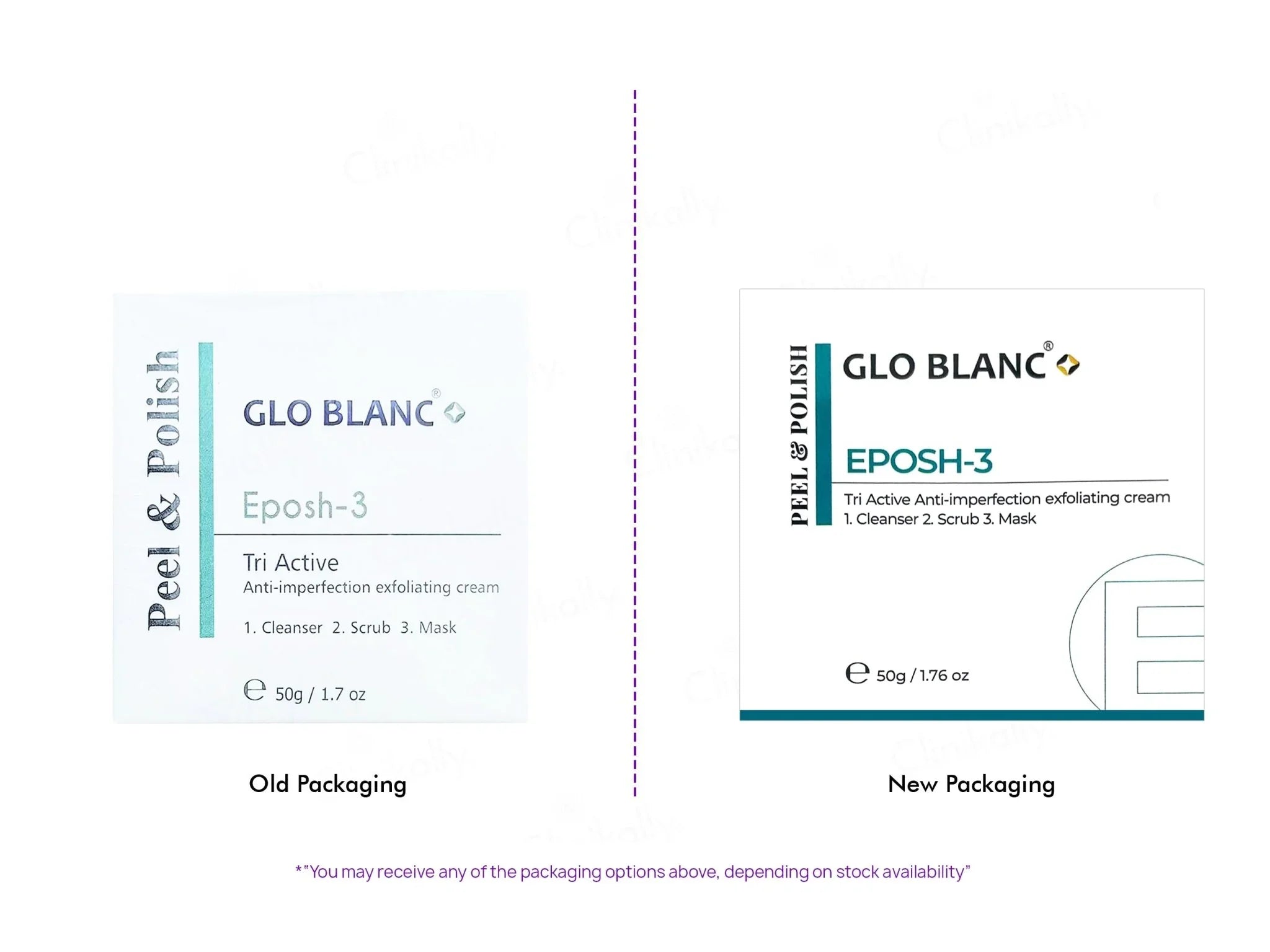 Glo Blanc Eposh-3 Tri Active Exfoliating Cream Cleanser - Atomic Pharmacy