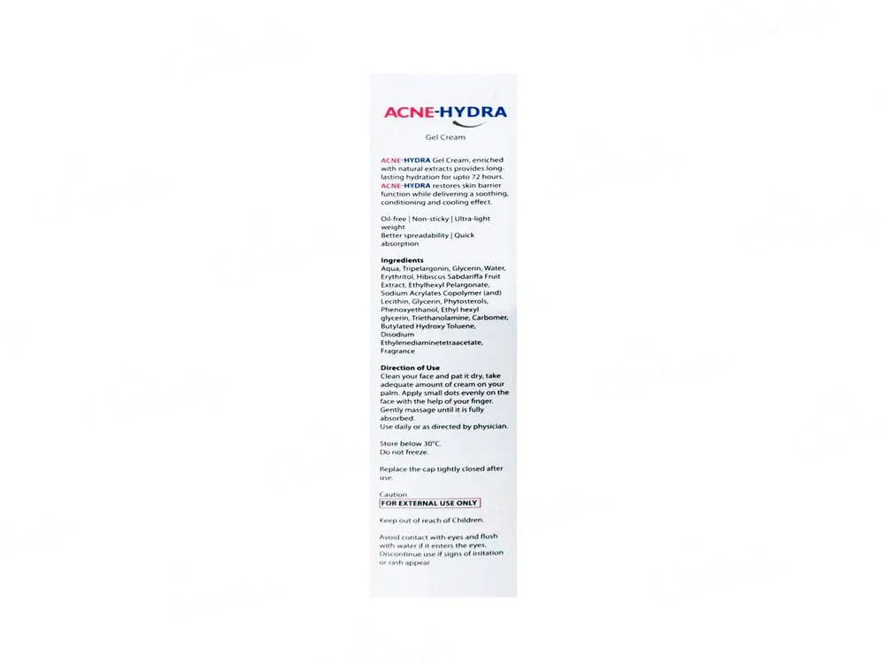 IPCA Acne-Hydra Gel Cream - Atomic Pharmacy