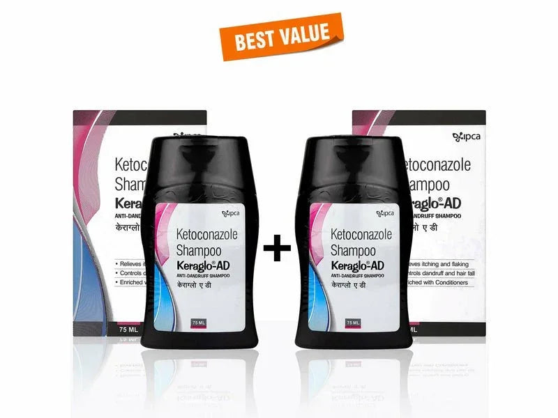 IPCA Keraglo-AD Anti-Dandruff Shampoo - Atomic Pharmacy