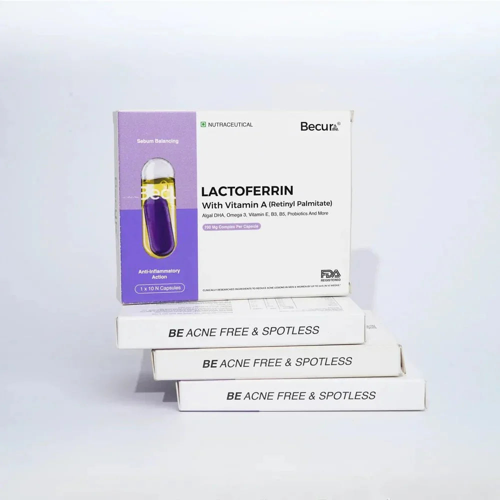 Lactoferrin with Retinyl Palmitate, Omega-3, Vitamin B3,B5, E and Probiotics - Atomic Pharmacy