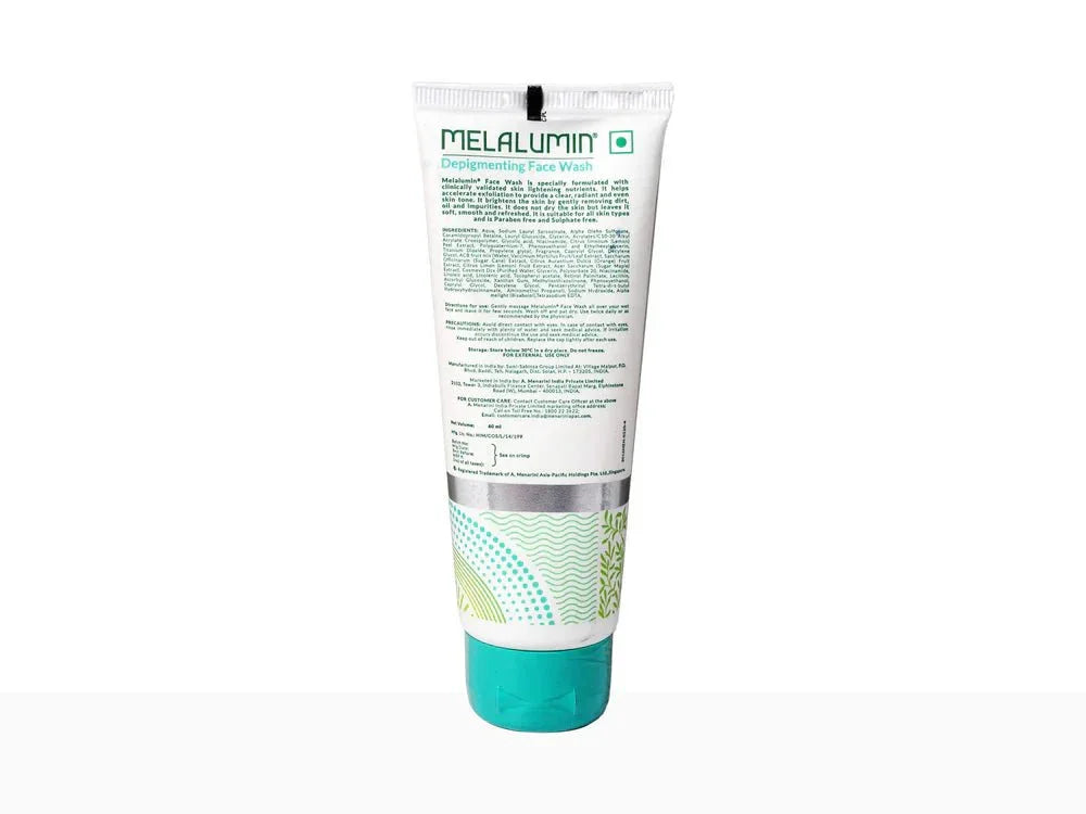 Melalumin Depigmenting Face Wash - Atomic Pharmacy