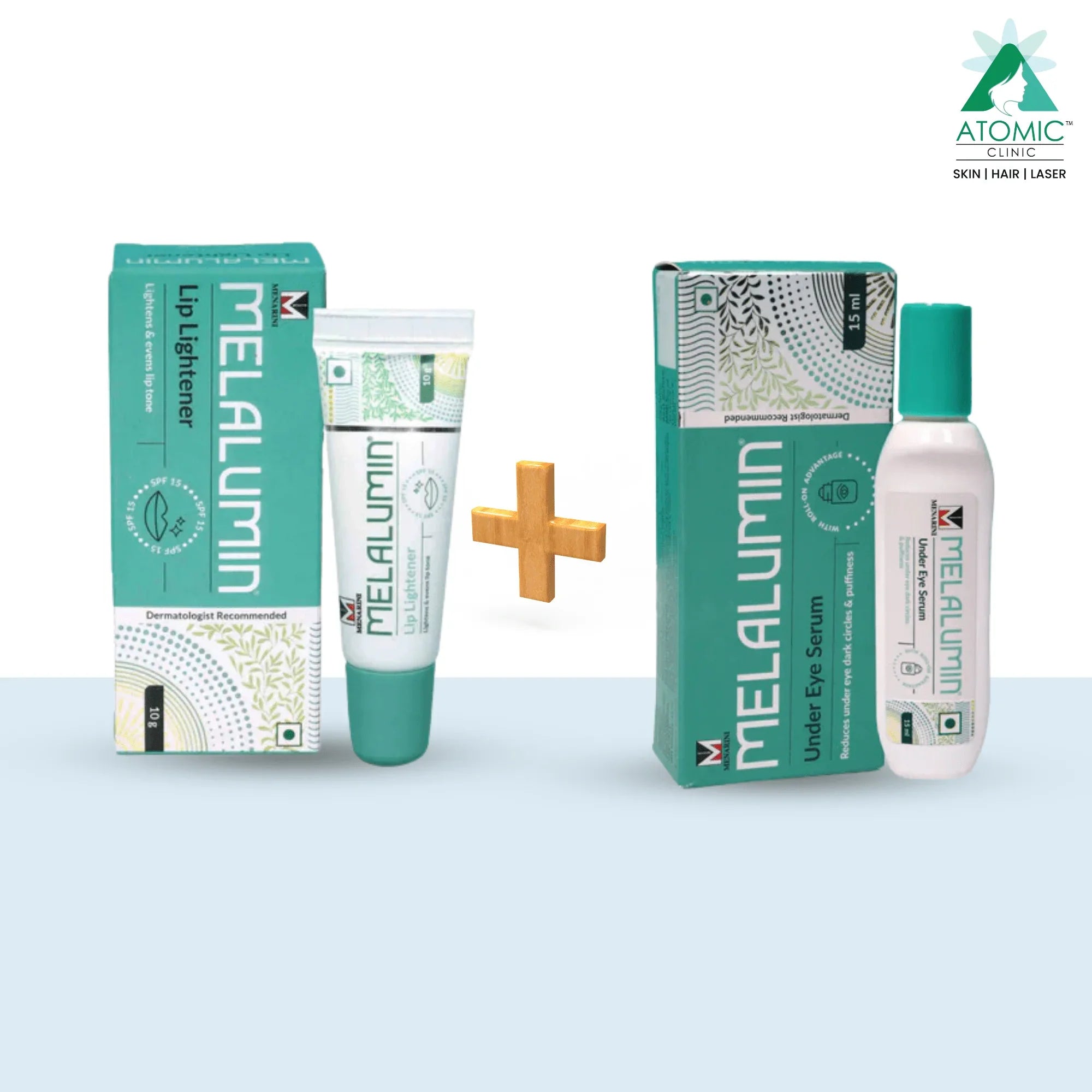 Melalumin Lip Lightener + Melalumin Under Eye Serum (PACK OF 2) - Atomic Pharmacy -