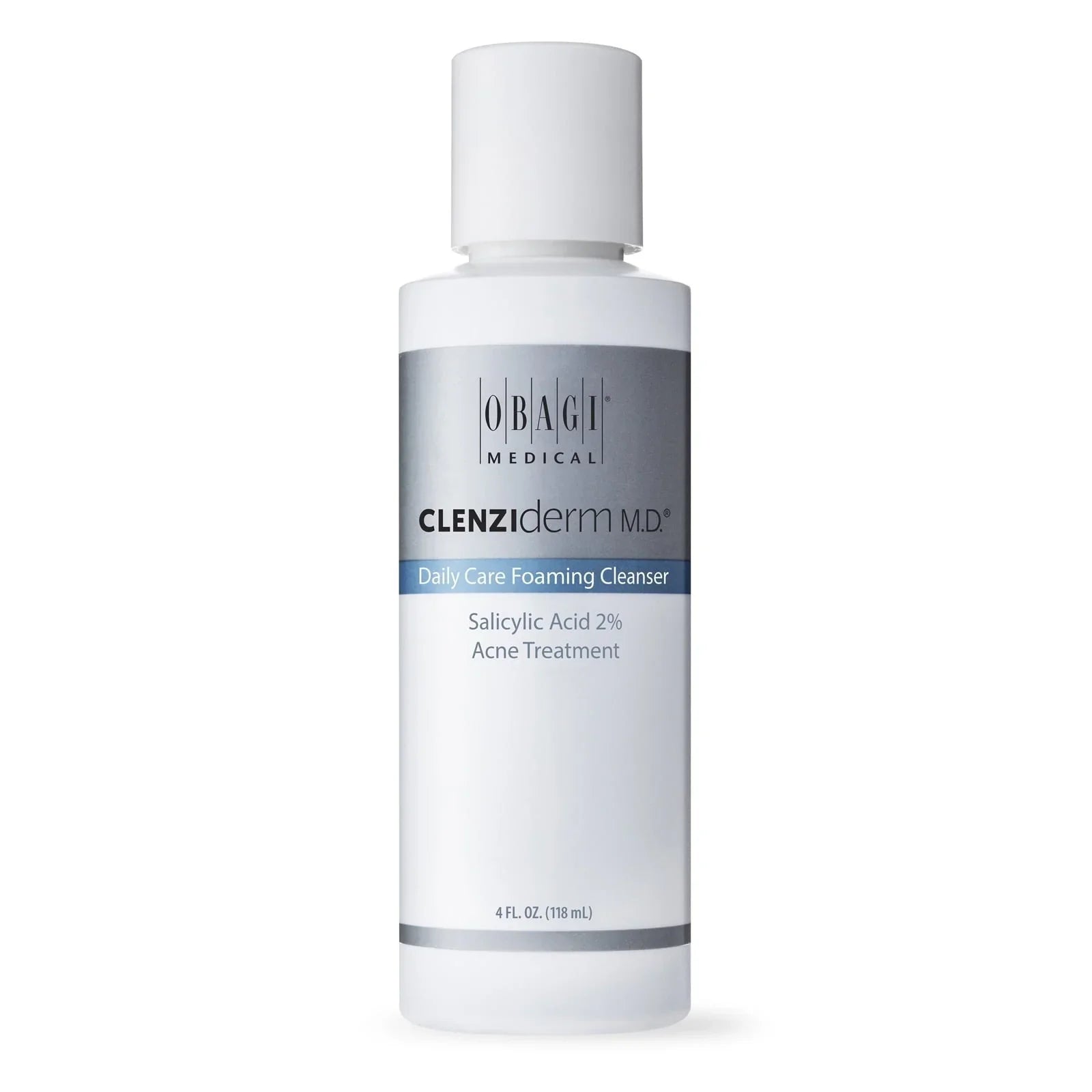 Obagi CLENZIderm M.D. Daily Care Foaming Cleanser and Acne Treatment, 4 fl. oz - Atomic Pharmacy