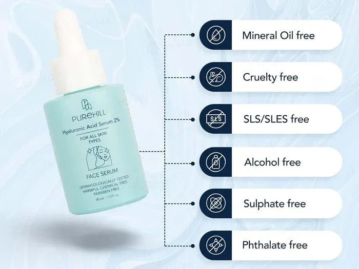 Purehill 2% Hyaluronic Acid Face Serum - Atomic Pharmacy