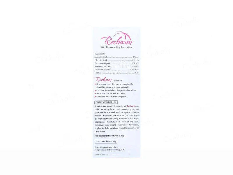 Recharm Face Wash - Atomic Pharmacy
