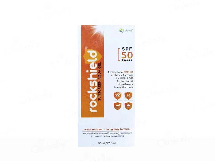 Rockshield Sunscreen Aqua Gel SPF 50 PA+++ - Atomic Pharmacy