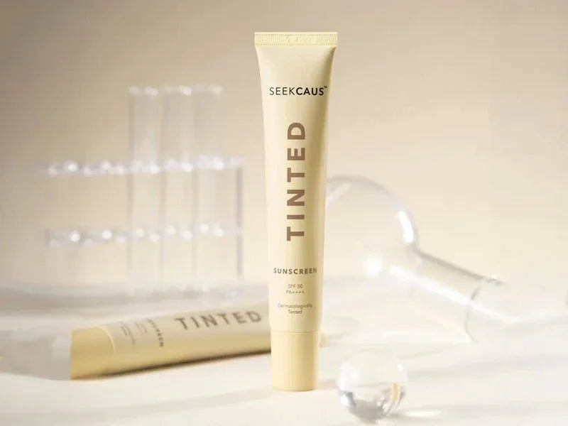 Seekcaus Tinted Sunscreen Gel SPF 50 PA++++ - Atomic Pharmacy