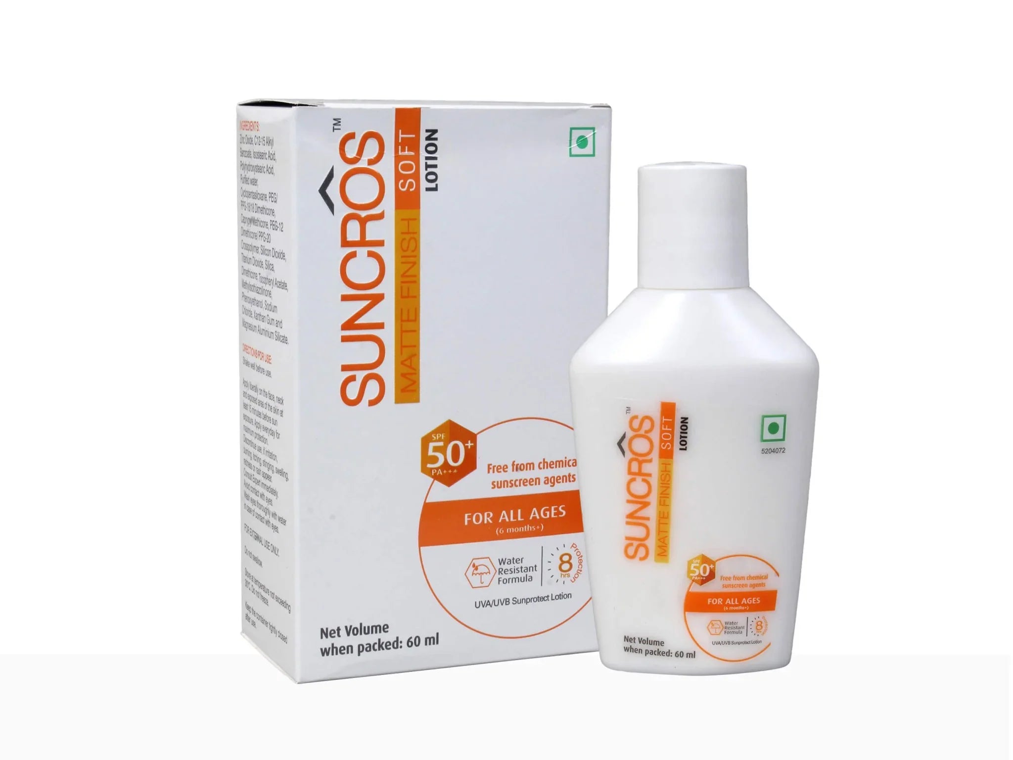 Suncros Matte Finish Soft Lotion SPF 50+ PA+++ - Atomic Pharmacy