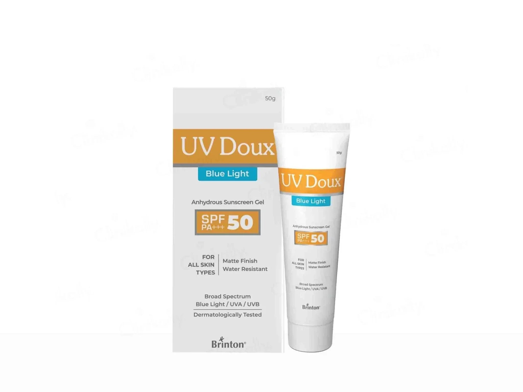 UV Doux Blue Light Anhydrous Sunscreen Gel SPF 50 PA+++ - Atomic Pharmacy