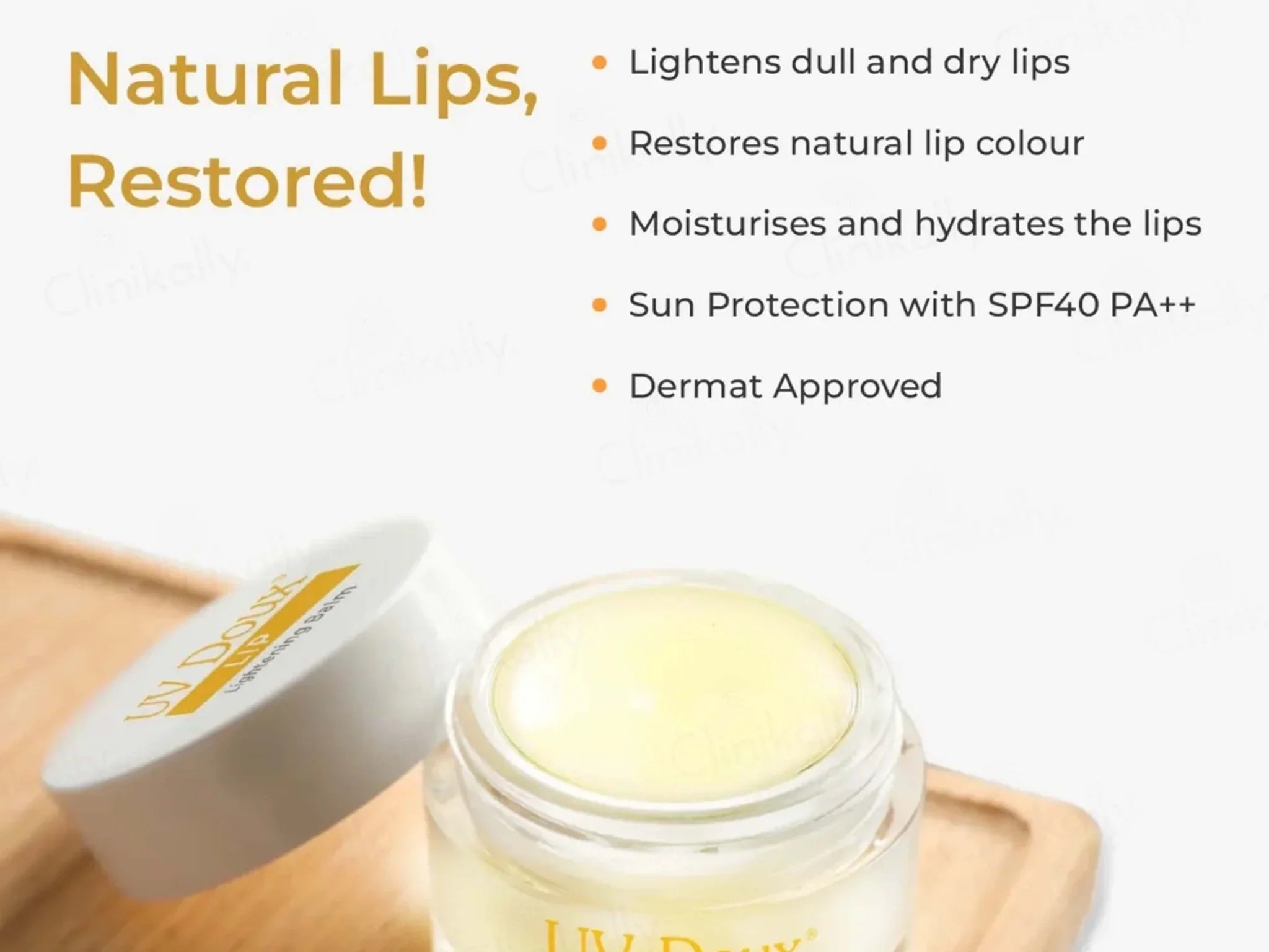 UV Doux Lip Lightening Balm SPF 40 PA++ - Atomic Pharmacy