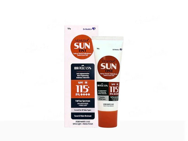Venusia Sun Tint Velvet Touch Sunscreen Gel SPF 115+ PA++++ - Atomic Pharmacy