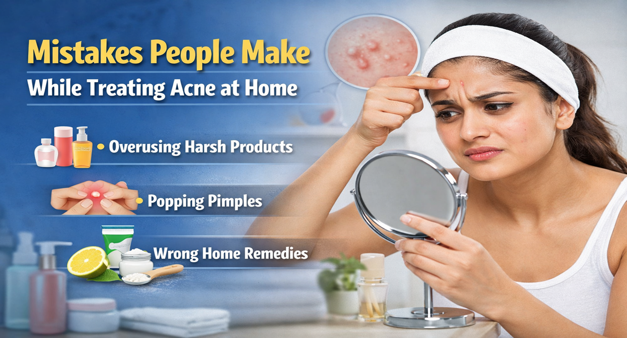 Mistakes People Make While Treating Acne at Home