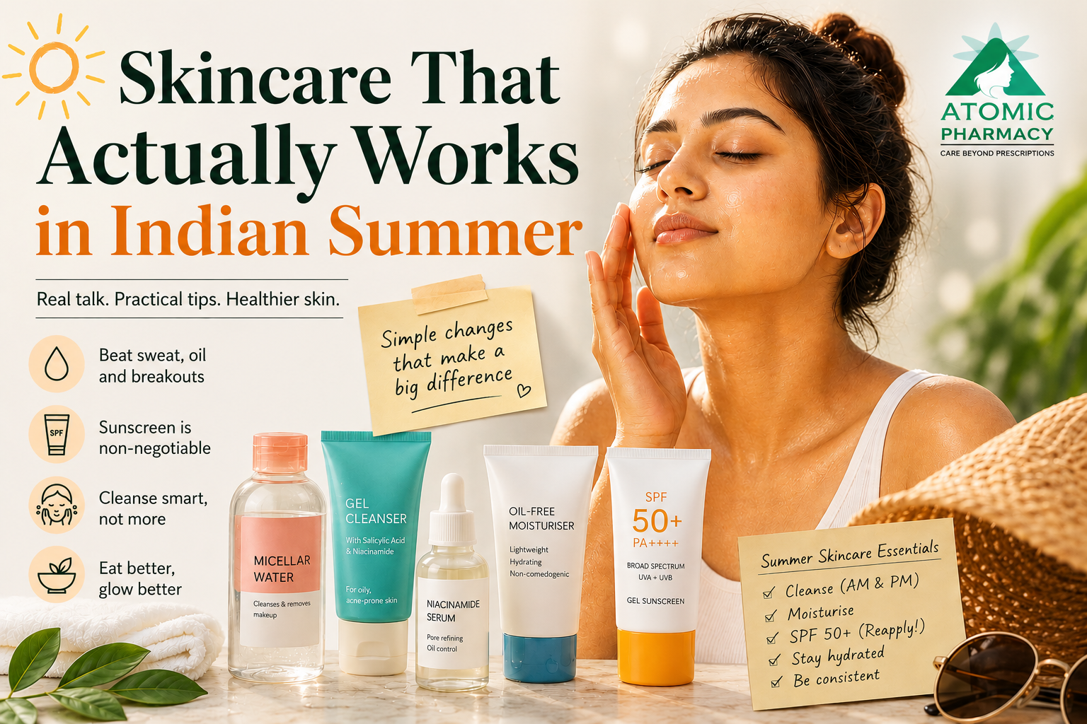 Summer Skin SOS: How to Control Oil, Sweat, and Breakouts in Indian Heat