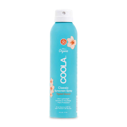 Coola Classic Suncreen Spray SPF 30, Tropical Coconut, 177 ml