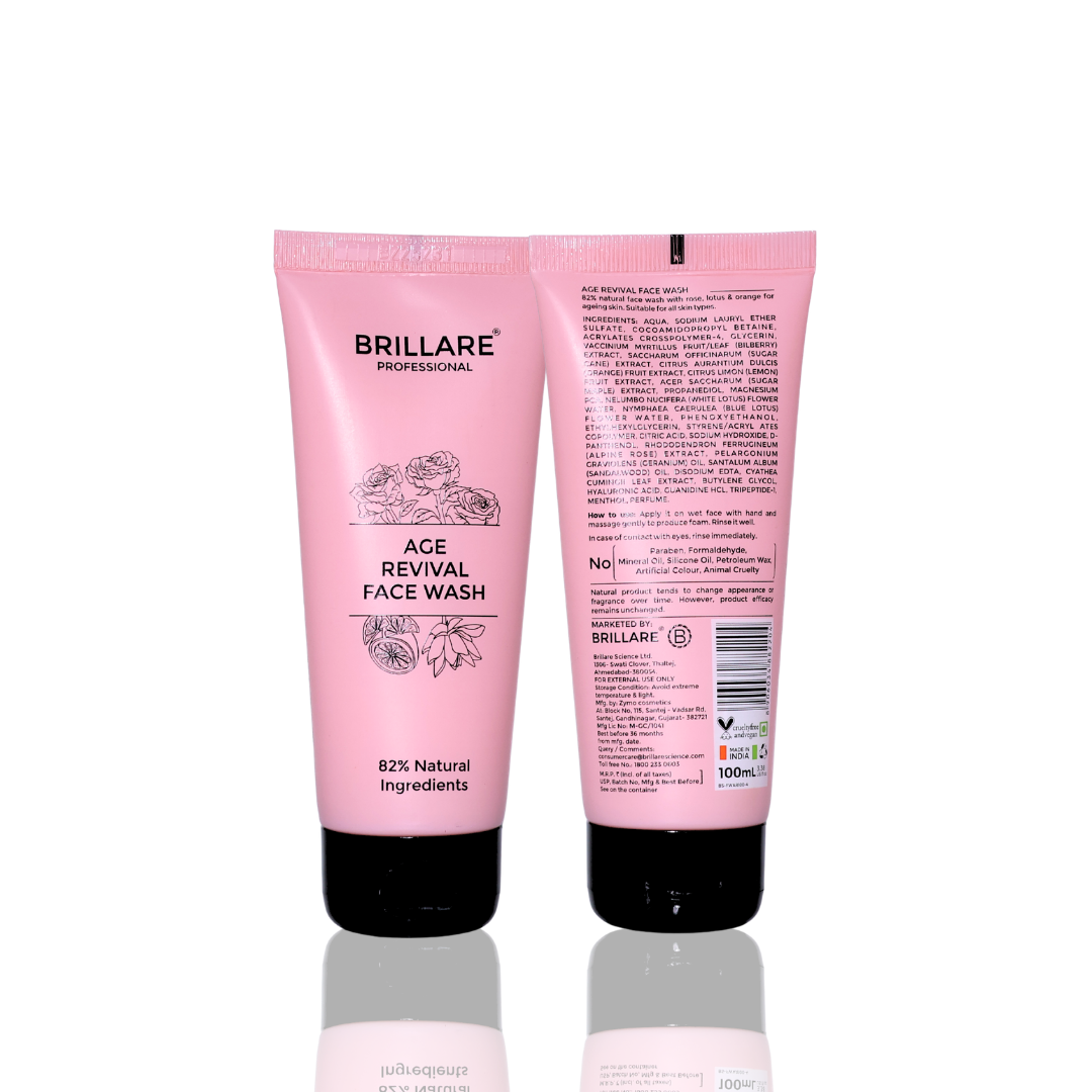 Brillare Professional Age Revival Face Wash (100ml)