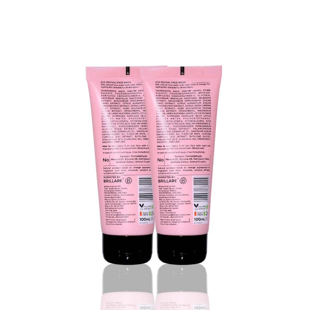 Brillare Professional Age Revival Face Wash (100ml)