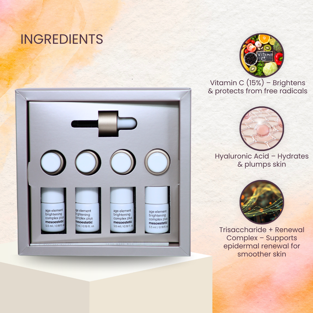 Mesoestetic Age Element Brightening Complex Plus - 4 x 5.5 ml