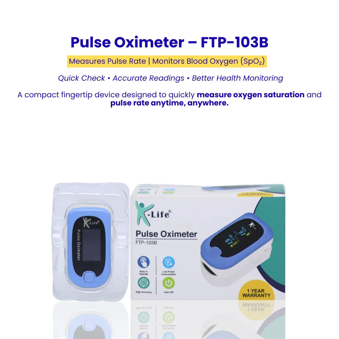 K-Life Pulse Oximeter FTP-103B